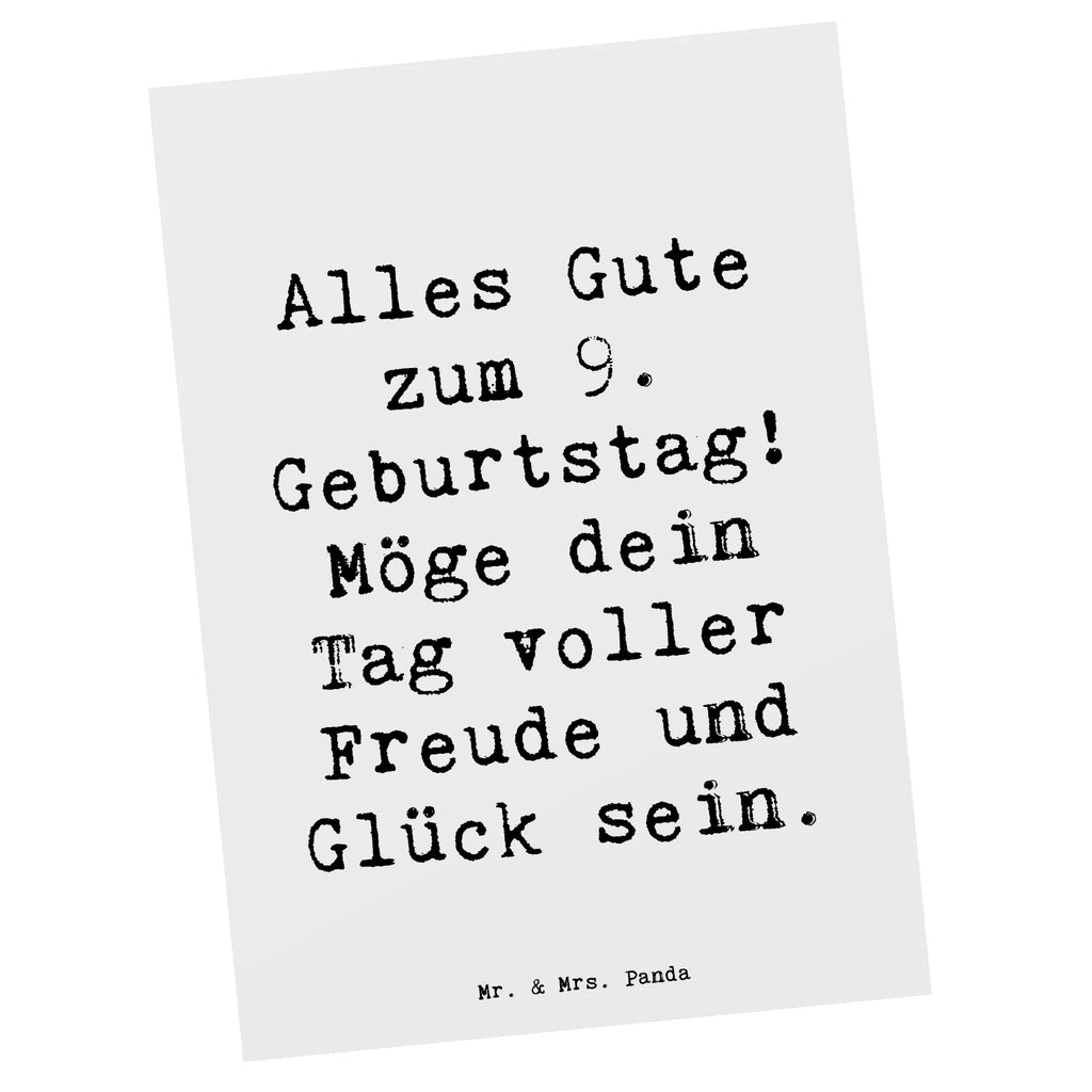 Postkarte Spruch 9. Geburtstag Freude Postkarte, Karte, Geschenkkarte, Grußkarte, Einladung, Ansichtskarte, Geburtstagskarte, Einladungskarte, Dankeskarte, Ansichtskarten, Einladung Geburtstag, Einladungskarten Geburtstag, Geburtstag, Geburtstagsgeschenk, Geschenk