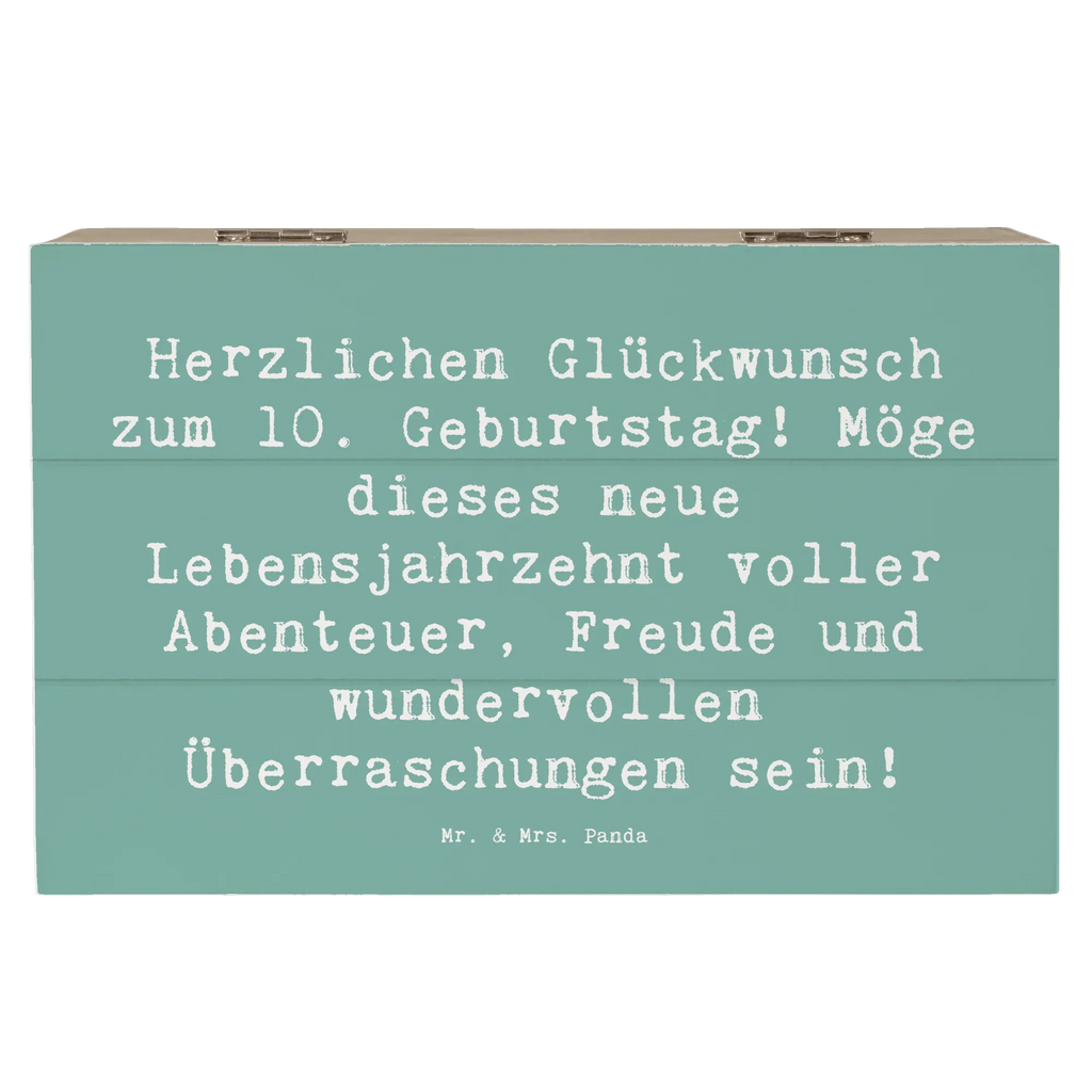 Holzkiste Spruch 10. Geburtstag Holzkiste, Kiste, Schatzkiste, Truhe, Schatulle, XXL, Erinnerungsbox, Erinnerungskiste, Dekokiste, Aufbewahrungsbox, Geschenkbox, Geschenkdose, Geburtstag, Geburtstagsgeschenk, Geschenk