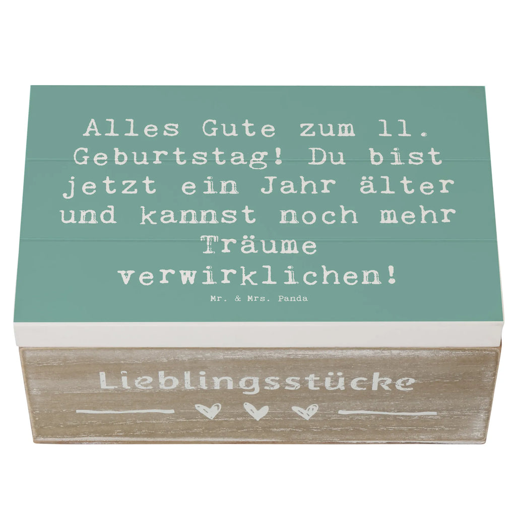 Holzkiste Spruch 11. Geburtstag Holzkiste, Kiste, Schatzkiste, Truhe, Schatulle, XXL, Erinnerungsbox, Erinnerungskiste, Dekokiste, Aufbewahrungsbox, Geschenkbox, Geschenkdose, Geburtstag, Geburtstagsgeschenk, Geschenk