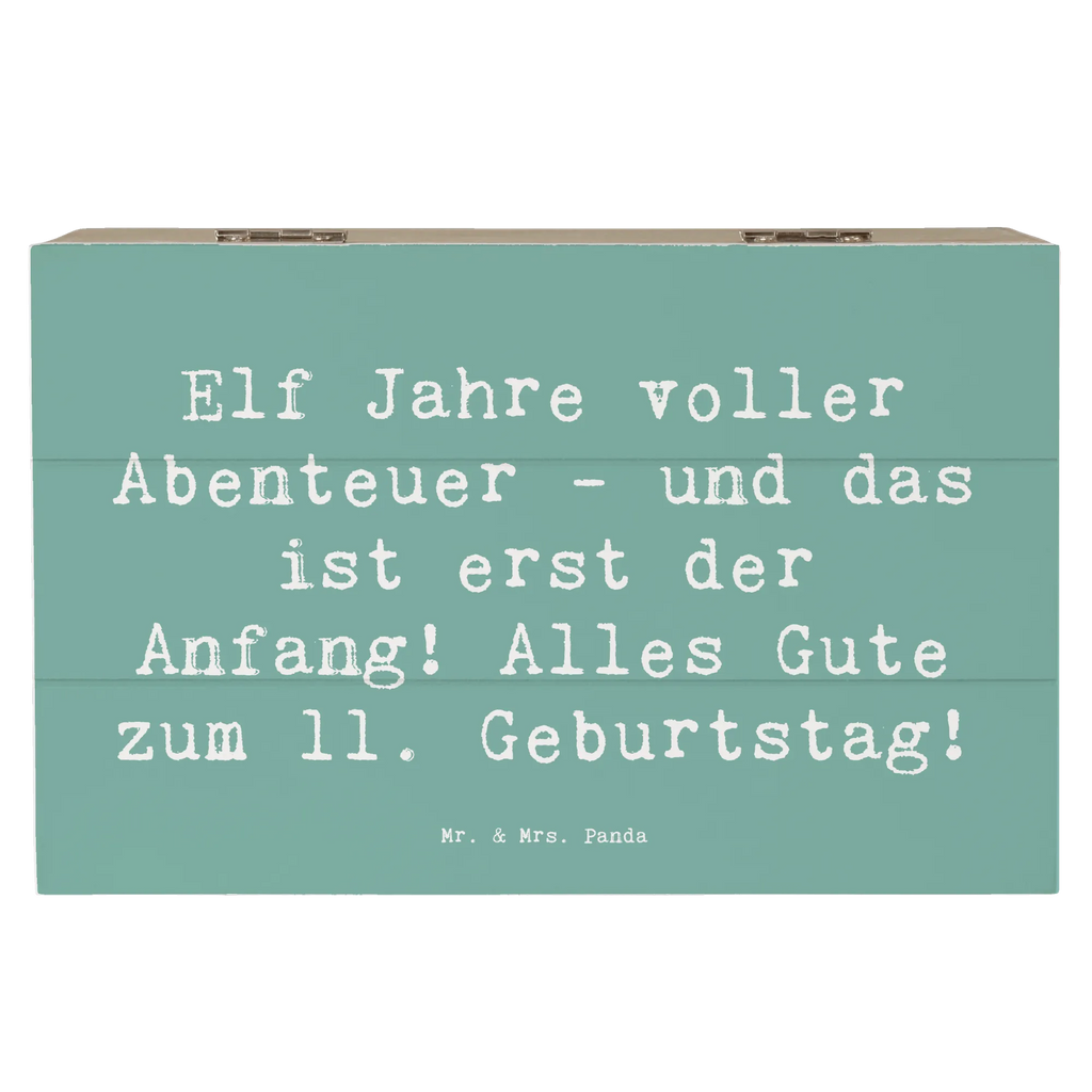 Holzkiste Spruch 11. Geburtstag Abenteuer Holzkiste, Kiste, Schatzkiste, Truhe, Schatulle, XXL, Erinnerungsbox, Erinnerungskiste, Dekokiste, Aufbewahrungsbox, Geschenkbox, Geschenkdose, Geburtstag, Geburtstagsgeschenk, Geschenk