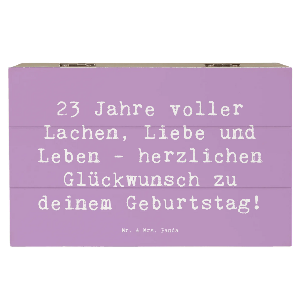 Holzkiste Spruch 23. Geburtstag Holzkiste, Kiste, Schatzkiste, Truhe, Schatulle, XXL, Erinnerungsbox, Erinnerungskiste, Dekokiste, Aufbewahrungsbox, Geschenkbox, Geschenkdose, Geburtstag, Geburtstagsgeschenk, Geschenk