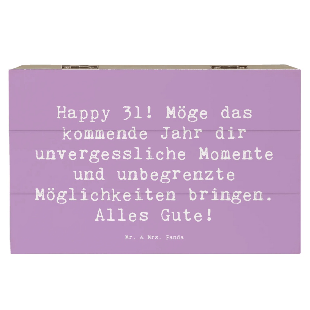 Holzkiste Spruch 31. Geburtstag Holzkiste, Kiste, Schatzkiste, Truhe, Schatulle, XXL, Erinnerungsbox, Erinnerungskiste, Dekokiste, Aufbewahrungsbox, Geschenkbox, Geschenkdose, Geburtstag, Geburtstagsgeschenk, Geschenk