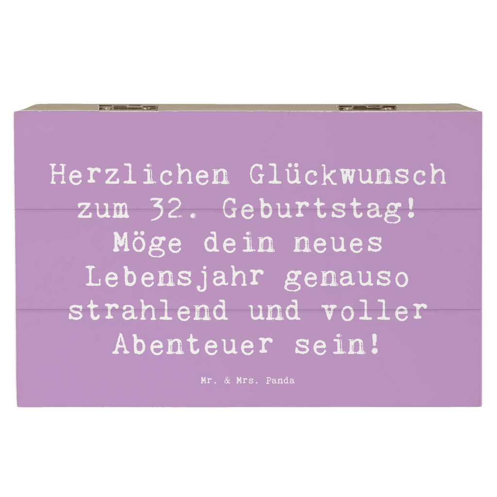 Holzkiste Spruch 32. Geburtstag Abenteuer Holzkiste, Kiste, Schatzkiste, Truhe, Schatulle, XXL, Erinnerungsbox, Erinnerungskiste, Dekokiste, Aufbewahrungsbox, Geschenkbox, Geschenkdose, Geburtstag, Geburtstagsgeschenk, Geschenk