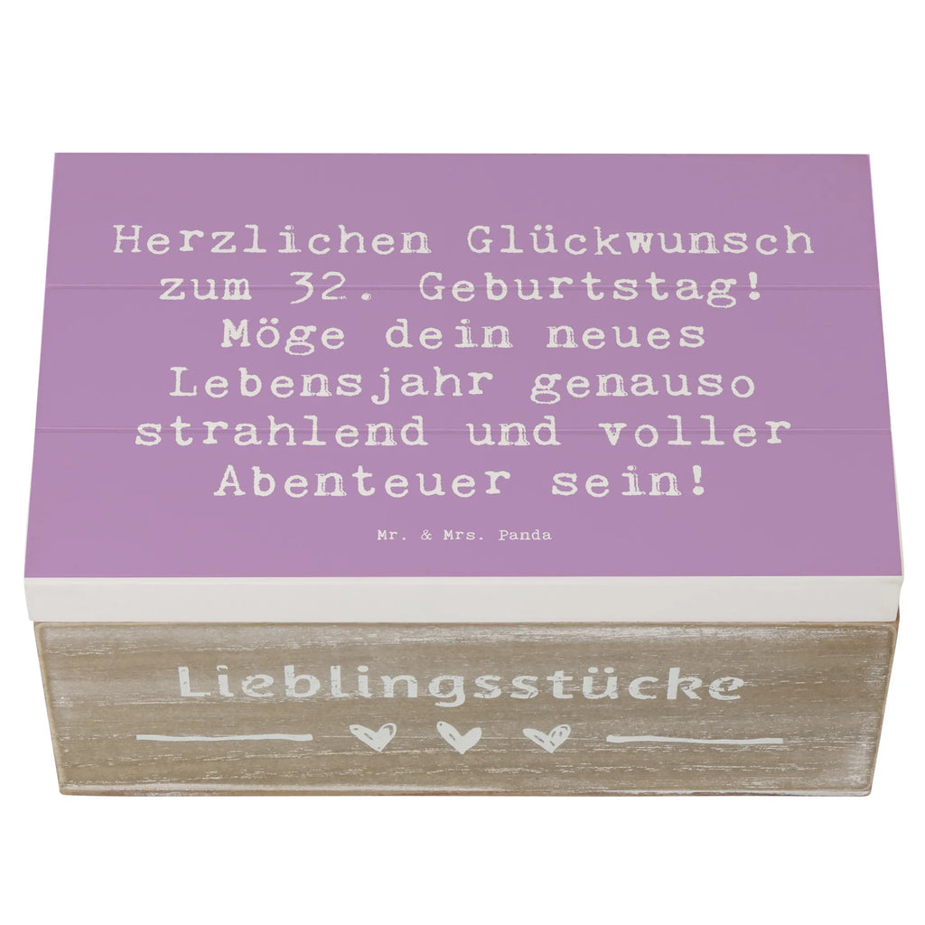 Holzkiste Spruch 32. Geburtstag Abenteuer Holzkiste, Kiste, Schatzkiste, Truhe, Schatulle, XXL, Erinnerungsbox, Erinnerungskiste, Dekokiste, Aufbewahrungsbox, Geschenkbox, Geschenkdose, Geburtstag, Geburtstagsgeschenk, Geschenk