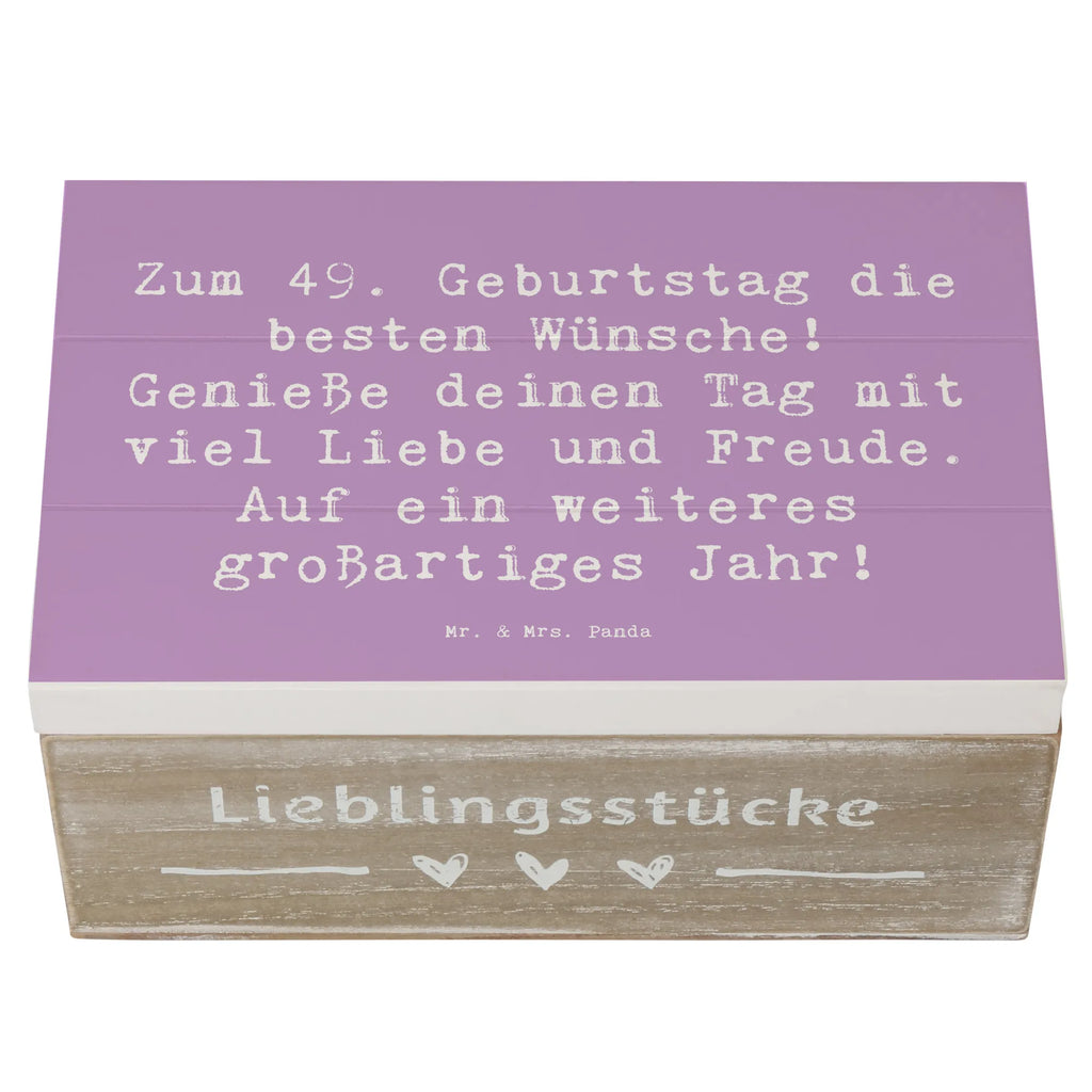 Holzkiste Spruch 49. Geburtstag Wünsche Holzkiste, Kiste, Schatzkiste, Truhe, Schatulle, XXL, Erinnerungsbox, Erinnerungskiste, Dekokiste, Aufbewahrungsbox, Geschenkbox, Geschenkdose, Geburtstag, Geburtstagsgeschenk, Geschenk