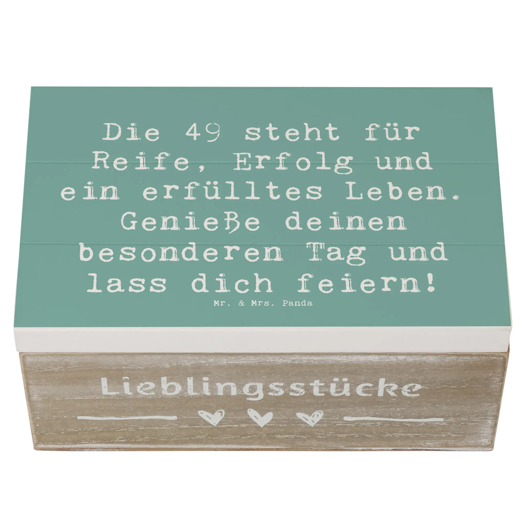 Holzkiste Spruch 49. Geburtstag Holzkiste, Kiste, Schatzkiste, Truhe, Schatulle, XXL, Erinnerungsbox, Erinnerungskiste, Dekokiste, Aufbewahrungsbox, Geschenkbox, Geschenkdose, Geburtstag, Geburtstagsgeschenk, Geschenk