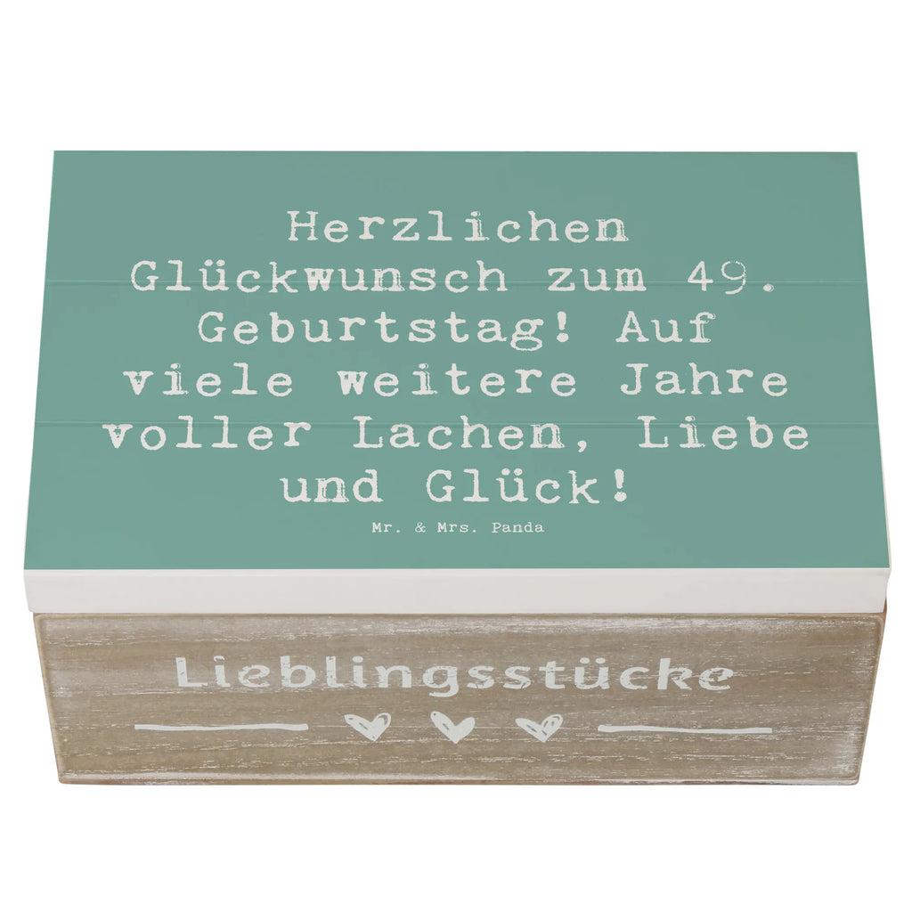 Holzkiste Spruch 49. Geburtstag Glückwünsche Holzkiste, Kiste, Schatzkiste, Truhe, Schatulle, XXL, Erinnerungsbox, Erinnerungskiste, Dekokiste, Aufbewahrungsbox, Geschenkbox, Geschenkdose, Geburtstag, Geburtstagsgeschenk, Geschenk