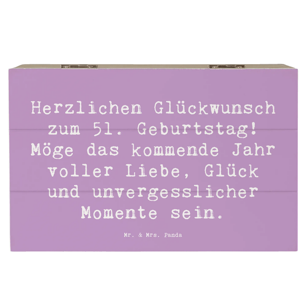 Holzkiste Spruch 51. Geburtstag Holzkiste, Kiste, Schatzkiste, Truhe, Schatulle, XXL, Erinnerungsbox, Erinnerungskiste, Dekokiste, Aufbewahrungsbox, Geschenkbox, Geschenkdose, Geburtstag, Geburtstagsgeschenk, Geschenk