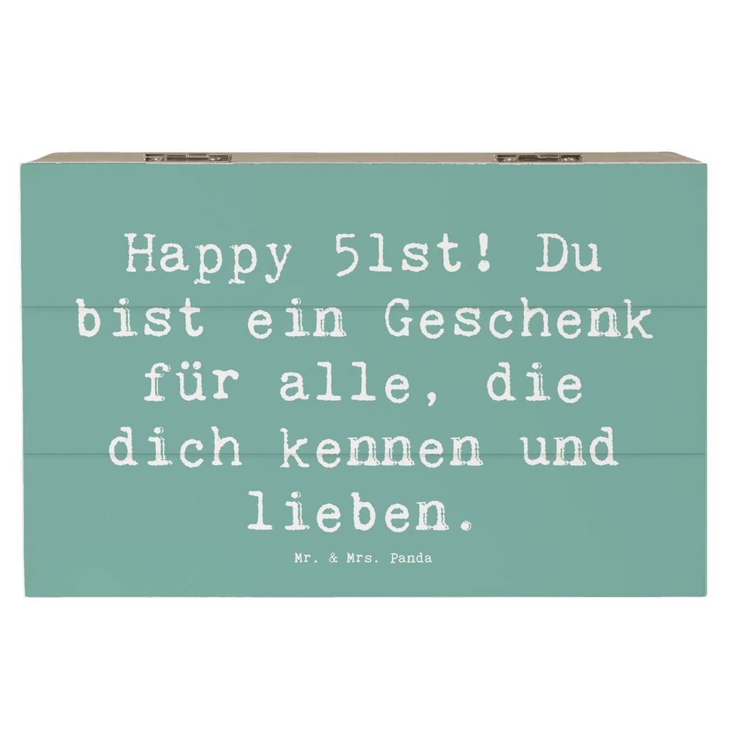 Holzkiste Spruch 51. Geburtstag Geschenk Holzkiste, Kiste, Schatzkiste, Truhe, Schatulle, XXL, Erinnerungsbox, Erinnerungskiste, Dekokiste, Aufbewahrungsbox, Geschenkbox, Geschenkdose, Geburtstag, Geburtstagsgeschenk, Geschenk