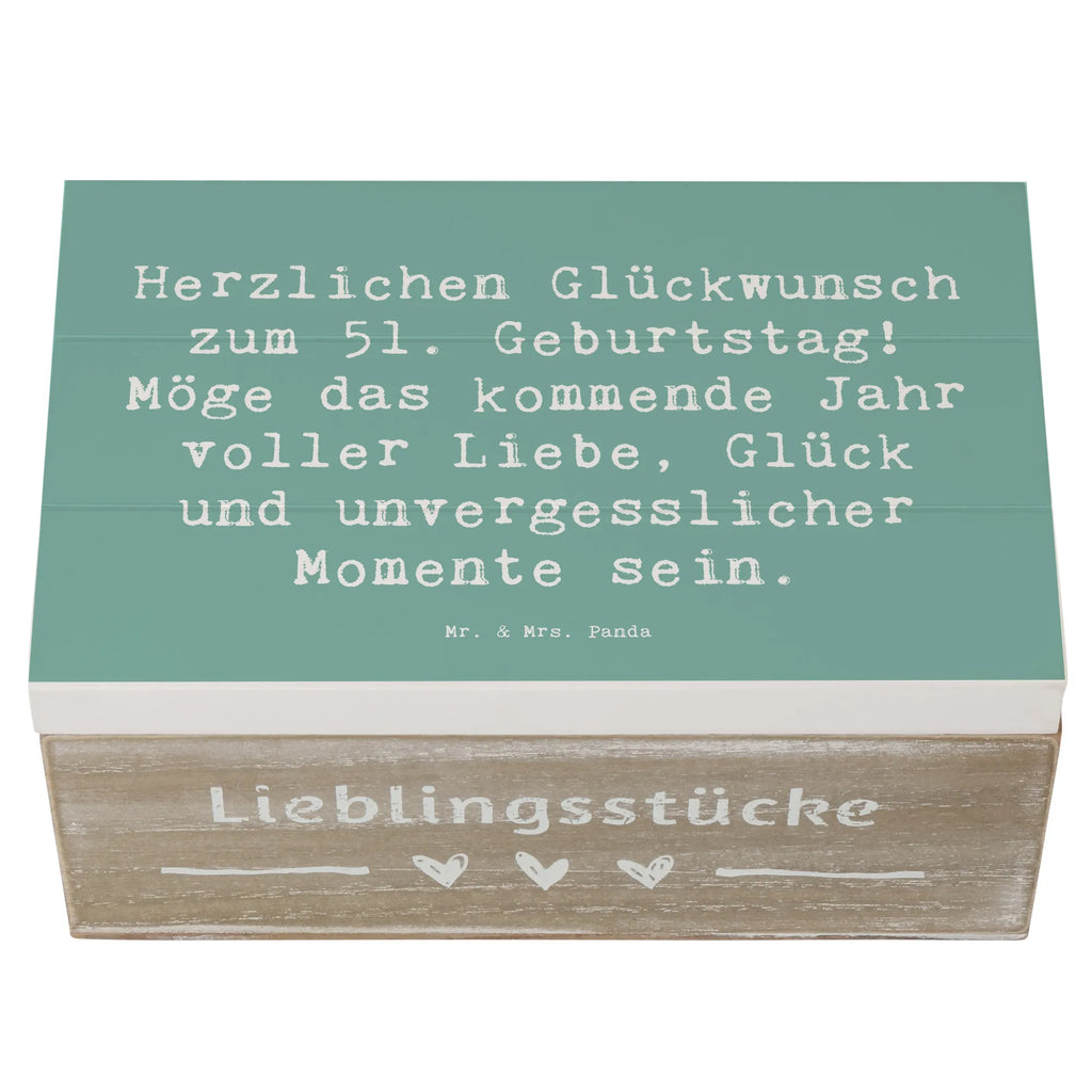 Holzkiste Spruch 51. Geburtstag Holzkiste, Kiste, Schatzkiste, Truhe, Schatulle, XXL, Erinnerungsbox, Erinnerungskiste, Dekokiste, Aufbewahrungsbox, Geschenkbox, Geschenkdose, Geburtstag, Geburtstagsgeschenk, Geschenk