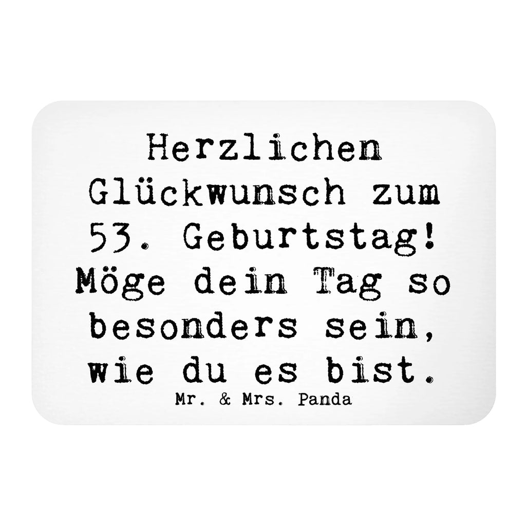 Magnet Spruch 53. Geburtstag Kühlschrankmagnet, Pinnwandmagnet, Souvenir Magnet, Motivmagnete, Dekomagnet, Whiteboard Magnet, Notiz Magnet, Kühlschrank Dekoration, Geburtstag, Geburtstagsgeschenk, Geschenk