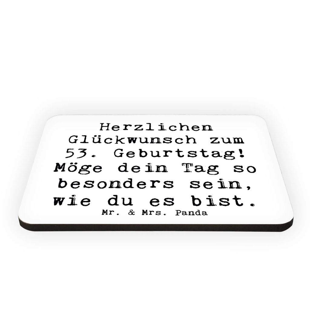 Magnet Spruch 53. Geburtstag Kühlschrankmagnet, Pinnwandmagnet, Souvenir Magnet, Motivmagnete, Dekomagnet, Whiteboard Magnet, Notiz Magnet, Kühlschrank Dekoration, Geburtstag, Geburtstagsgeschenk, Geschenk