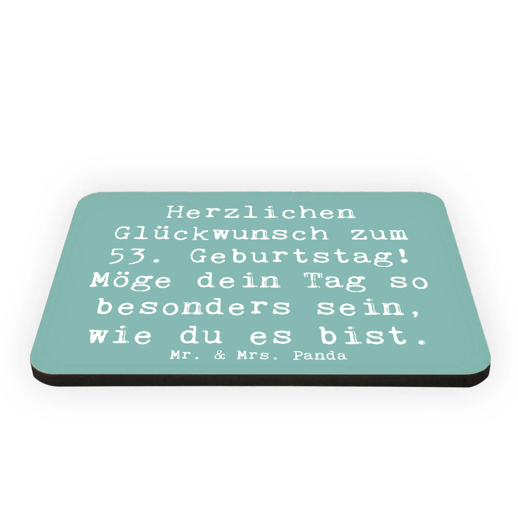 Magnet Spruch 53. Geburtstag Kühlschrankmagnet, Pinnwandmagnet, Souvenir Magnet, Motivmagnete, Dekomagnet, Whiteboard Magnet, Notiz Magnet, Kühlschrank Dekoration, Geburtstag, Geburtstagsgeschenk, Geschenk