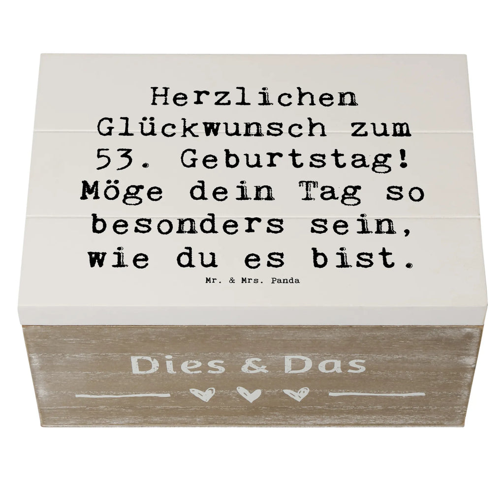 Holzkiste Spruch 53. Geburtstag Holzkiste, Kiste, Schatzkiste, Truhe, Schatulle, XXL, Erinnerungsbox, Erinnerungskiste, Dekokiste, Aufbewahrungsbox, Geschenkbox, Geschenkdose, Geburtstag, Geburtstagsgeschenk, Geschenk