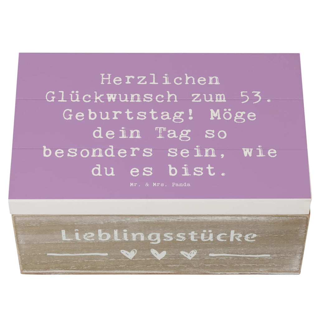 Holzkiste Spruch 53. Geburtstag Holzkiste, Kiste, Schatzkiste, Truhe, Schatulle, XXL, Erinnerungsbox, Erinnerungskiste, Dekokiste, Aufbewahrungsbox, Geschenkbox, Geschenkdose, Geburtstag, Geburtstagsgeschenk, Geschenk