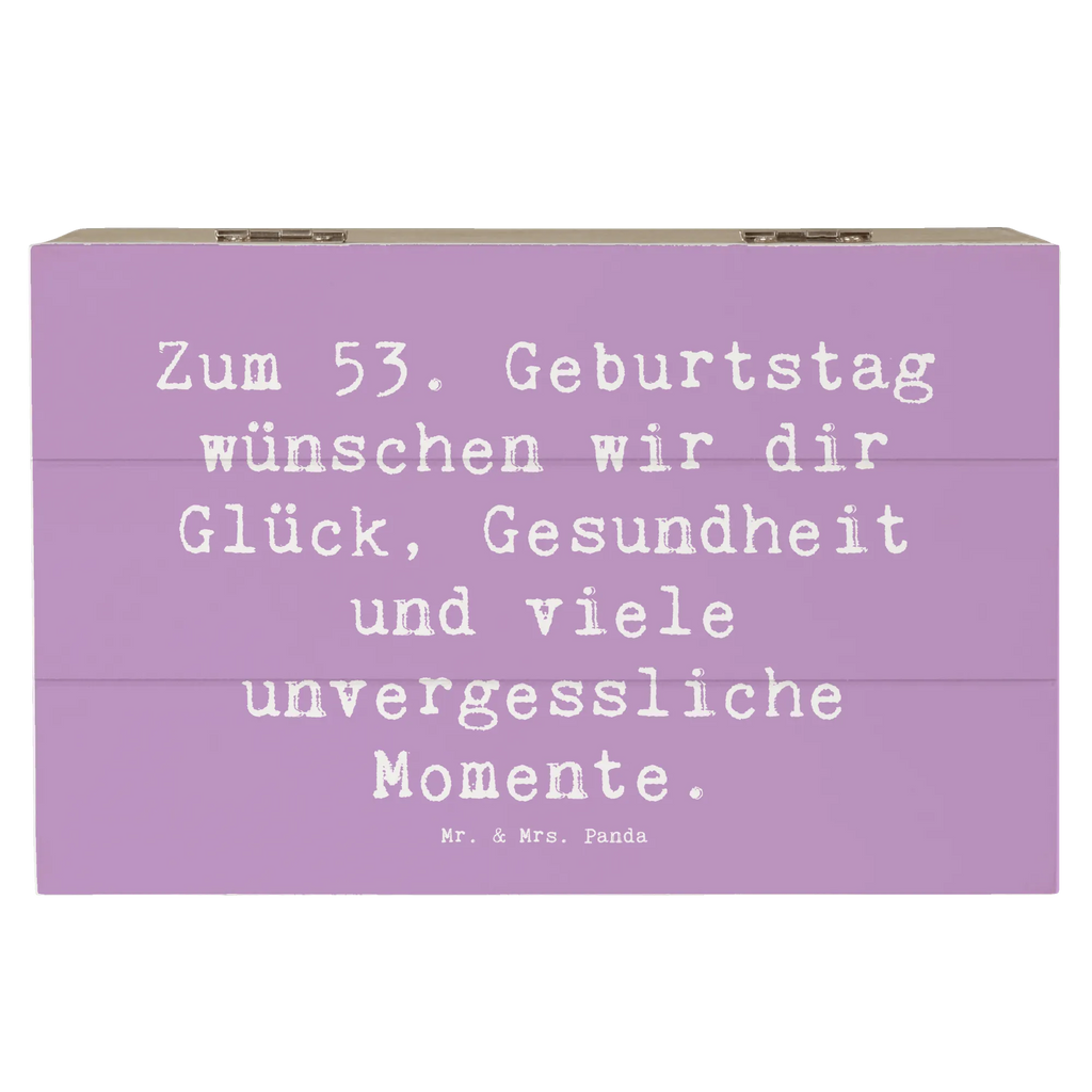 Holzkiste Spruch 53. Geburtstag Glück Holzkiste, Kiste, Schatzkiste, Truhe, Schatulle, XXL, Erinnerungsbox, Erinnerungskiste, Dekokiste, Aufbewahrungsbox, Geschenkbox, Geschenkdose, Geburtstag, Geburtstagsgeschenk, Geschenk