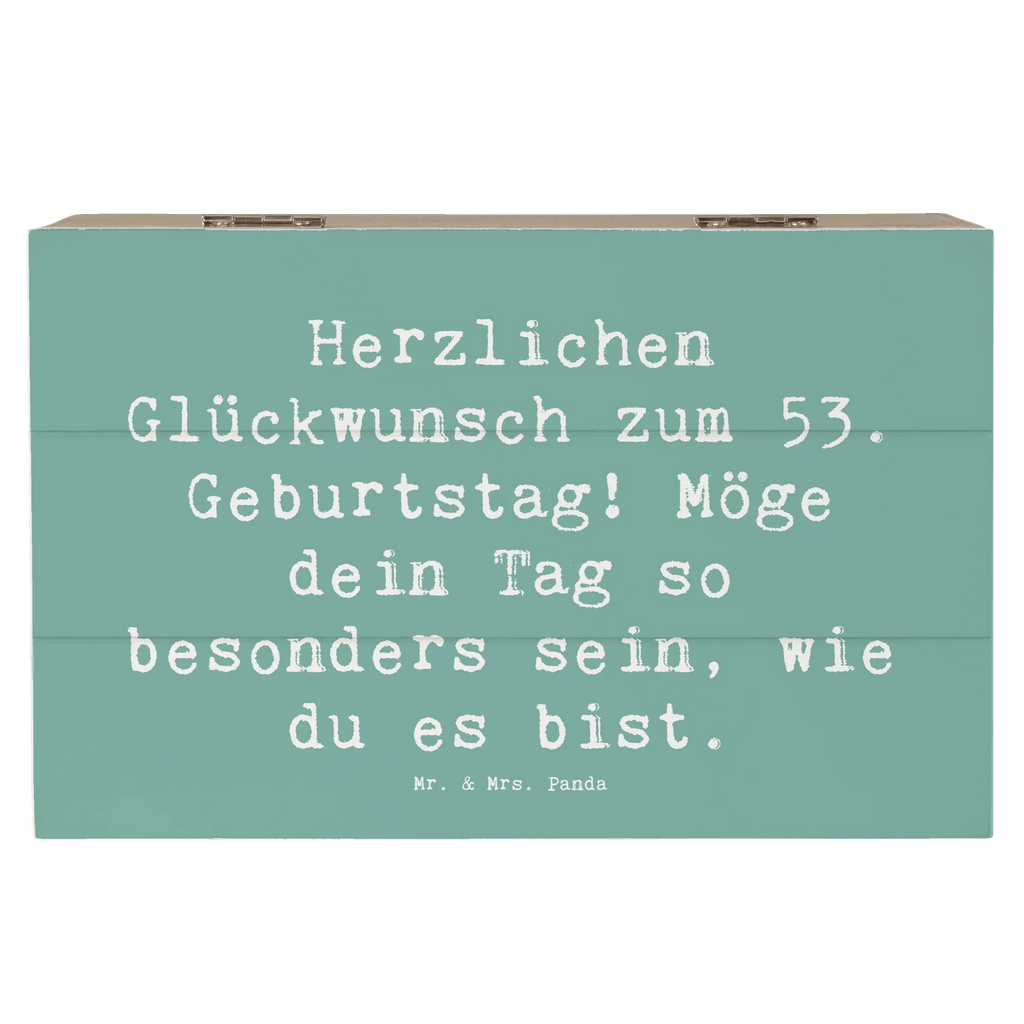 Holzkiste Spruch 53. Geburtstag Holzkiste, Kiste, Schatzkiste, Truhe, Schatulle, XXL, Erinnerungsbox, Erinnerungskiste, Dekokiste, Aufbewahrungsbox, Geschenkbox, Geschenkdose, Geburtstag, Geburtstagsgeschenk, Geschenk