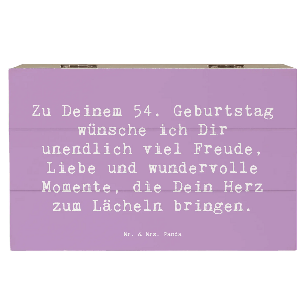 Holzkiste Spruch 54. Geburtstag Freude Holzkiste, Kiste, Schatzkiste, Truhe, Schatulle, XXL, Erinnerungsbox, Erinnerungskiste, Dekokiste, Aufbewahrungsbox, Geschenkbox, Geschenkdose, Geburtstag, Geburtstagsgeschenk, Geschenk