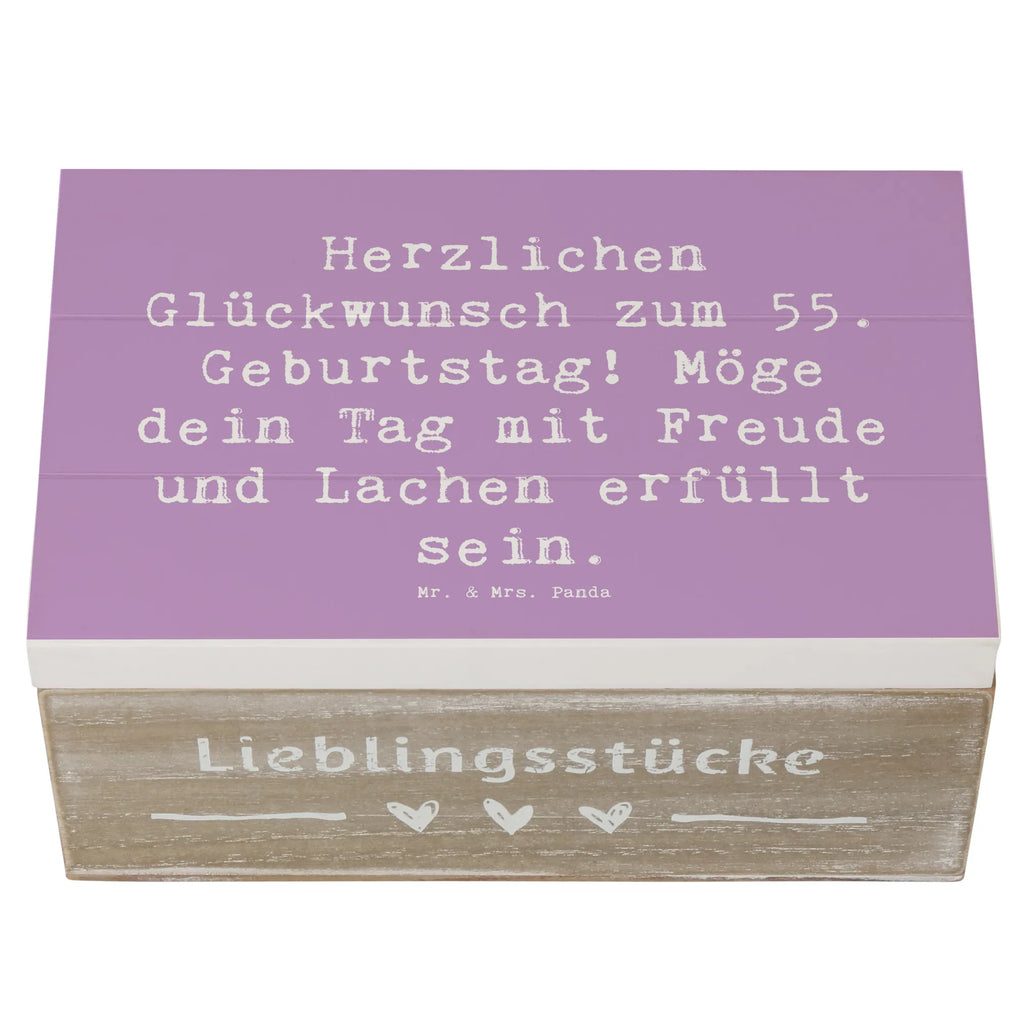 Holzkiste Spruch 55. Geburtstag Glückwunsch Holzkiste, Kiste, Schatzkiste, Truhe, Schatulle, XXL, Erinnerungsbox, Erinnerungskiste, Dekokiste, Aufbewahrungsbox, Geschenkbox, Geschenkdose, Geburtstag, Geburtstagsgeschenk, Geschenk