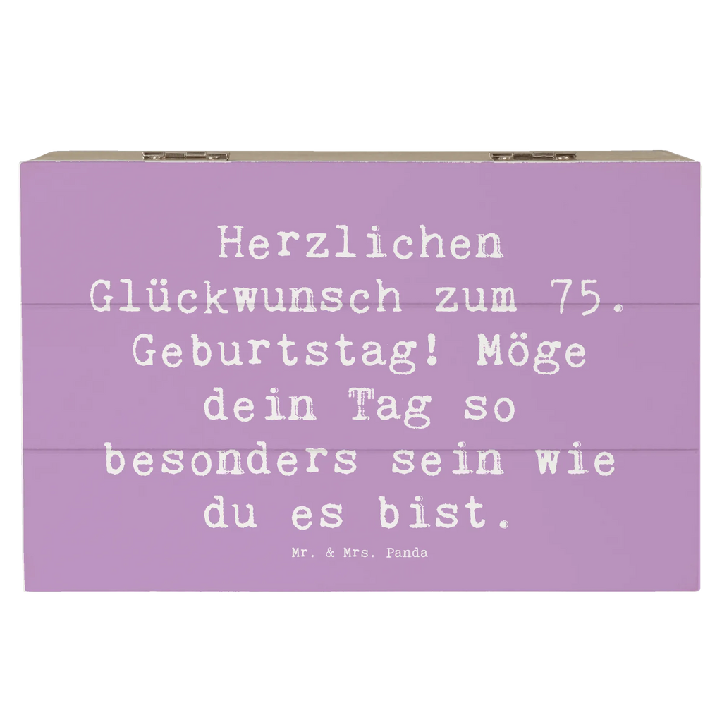 Holzkiste Spruch 75. Geburtstag Glückwünsche Holzkiste, Kiste, Schatzkiste, Truhe, Schatulle, XXL, Erinnerungsbox, Erinnerungskiste, Dekokiste, Aufbewahrungsbox, Geschenkbox, Geschenkdose, Geburtstag, Geburtstagsgeschenk, Geschenk