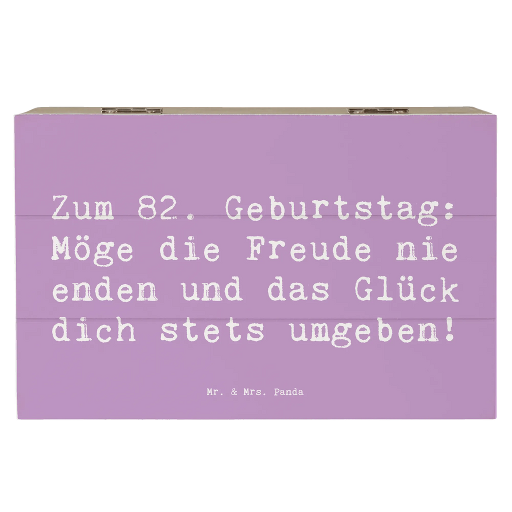 Holzkiste Spruch 82. Geburtstag Freude Holzkiste, Kiste, Schatzkiste, Truhe, Schatulle, XXL, Erinnerungsbox, Erinnerungskiste, Dekokiste, Aufbewahrungsbox, Geschenkbox, Geschenkdose, Geburtstag, Geburtstagsgeschenk, Geschenk