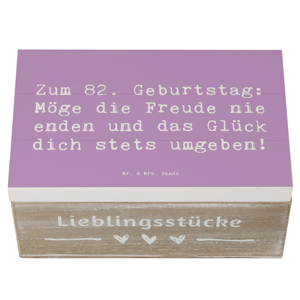 Holzkiste Spruch 82. Geburtstag Freude Holzkiste, Kiste, Schatzkiste, Truhe, Schatulle, XXL, Erinnerungsbox, Erinnerungskiste, Dekokiste, Aufbewahrungsbox, Geschenkbox, Geschenkdose, Geburtstag, Geburtstagsgeschenk, Geschenk