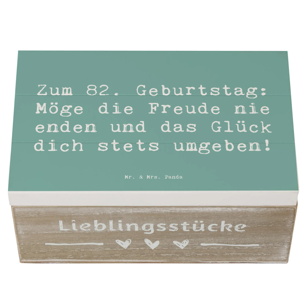 Holzkiste Spruch 82. Geburtstag Freude Holzkiste, Kiste, Schatzkiste, Truhe, Schatulle, XXL, Erinnerungsbox, Erinnerungskiste, Dekokiste, Aufbewahrungsbox, Geschenkbox, Geschenkdose, Geburtstag, Geburtstagsgeschenk, Geschenk