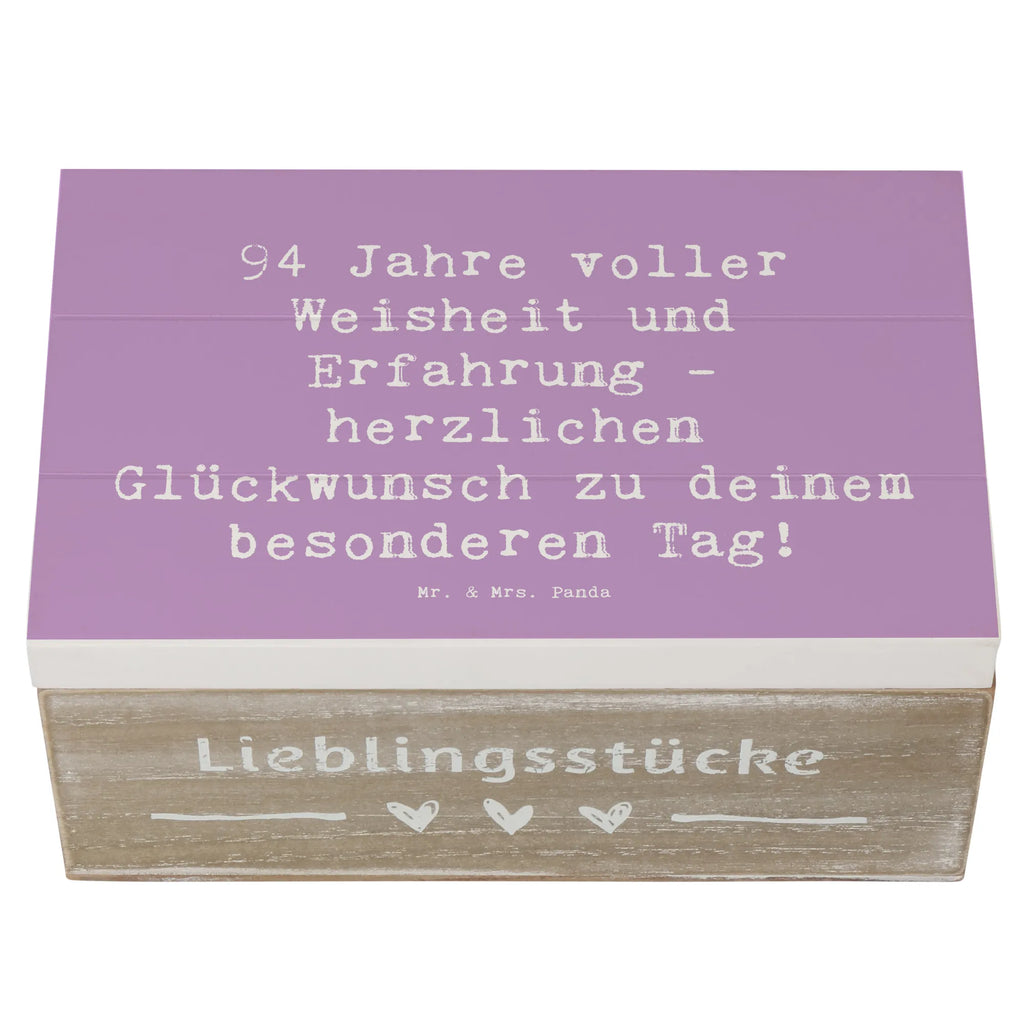 Holzkiste Spruch 94. Geburtstag Holzkiste, Kiste, Schatzkiste, Truhe, Schatulle, XXL, Erinnerungsbox, Erinnerungskiste, Dekokiste, Aufbewahrungsbox, Geschenkbox, Geschenkdose, Geburtstag, Geburtstagsgeschenk, Geschenk