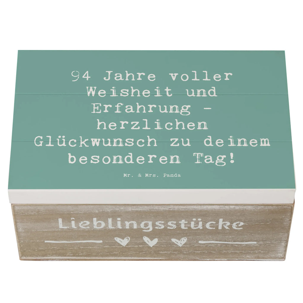 Holzkiste Spruch 94. Geburtstag Holzkiste, Kiste, Schatzkiste, Truhe, Schatulle, XXL, Erinnerungsbox, Erinnerungskiste, Dekokiste, Aufbewahrungsbox, Geschenkbox, Geschenkdose, Geburtstag, Geburtstagsgeschenk, Geschenk