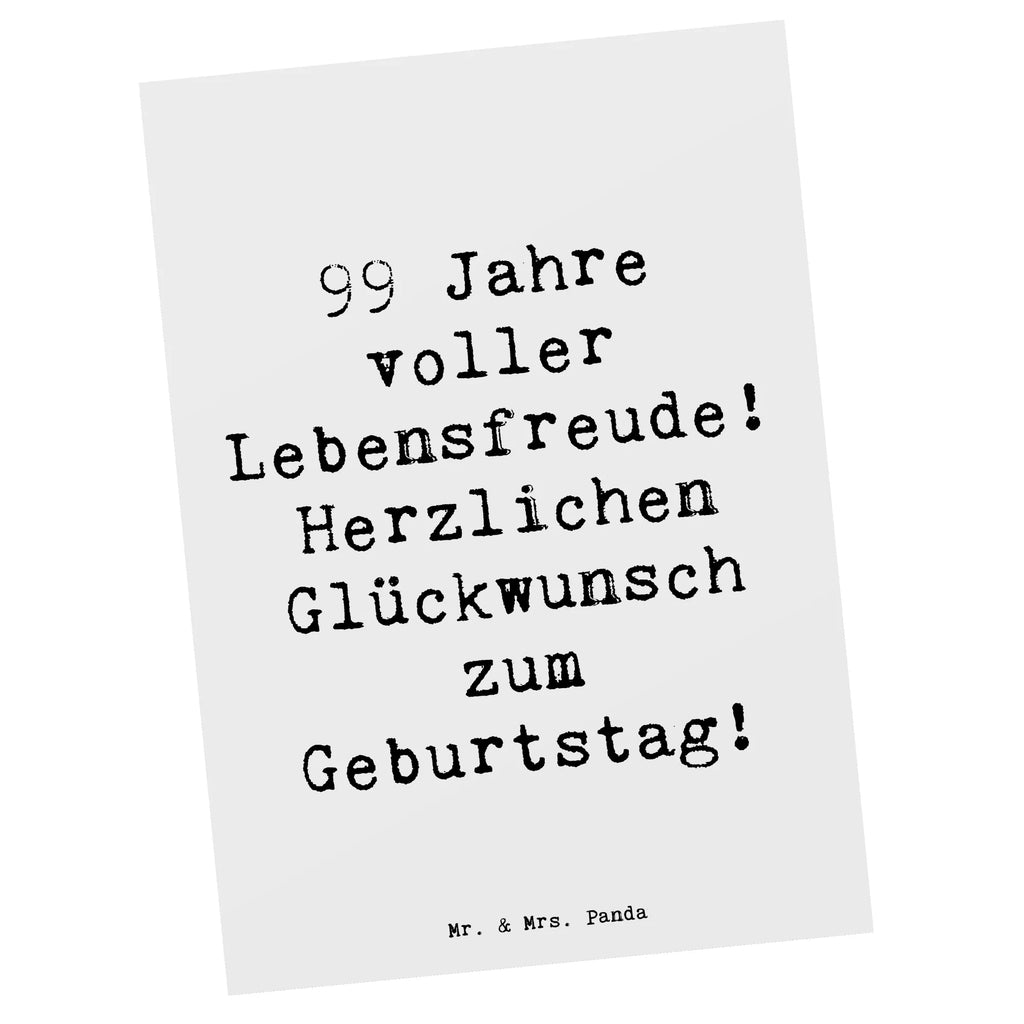 Postkarte Spruch 99. Geburtstag Lebensfreude Postkarte, Karte, Geschenkkarte, Grußkarte, Einladung, Ansichtskarte, Geburtstagskarte, Einladungskarte, Dankeskarte, Ansichtskarten, Einladung Geburtstag, Einladungskarten Geburtstag, Geburtstag, Geburtstagsgeschenk, Geschenk