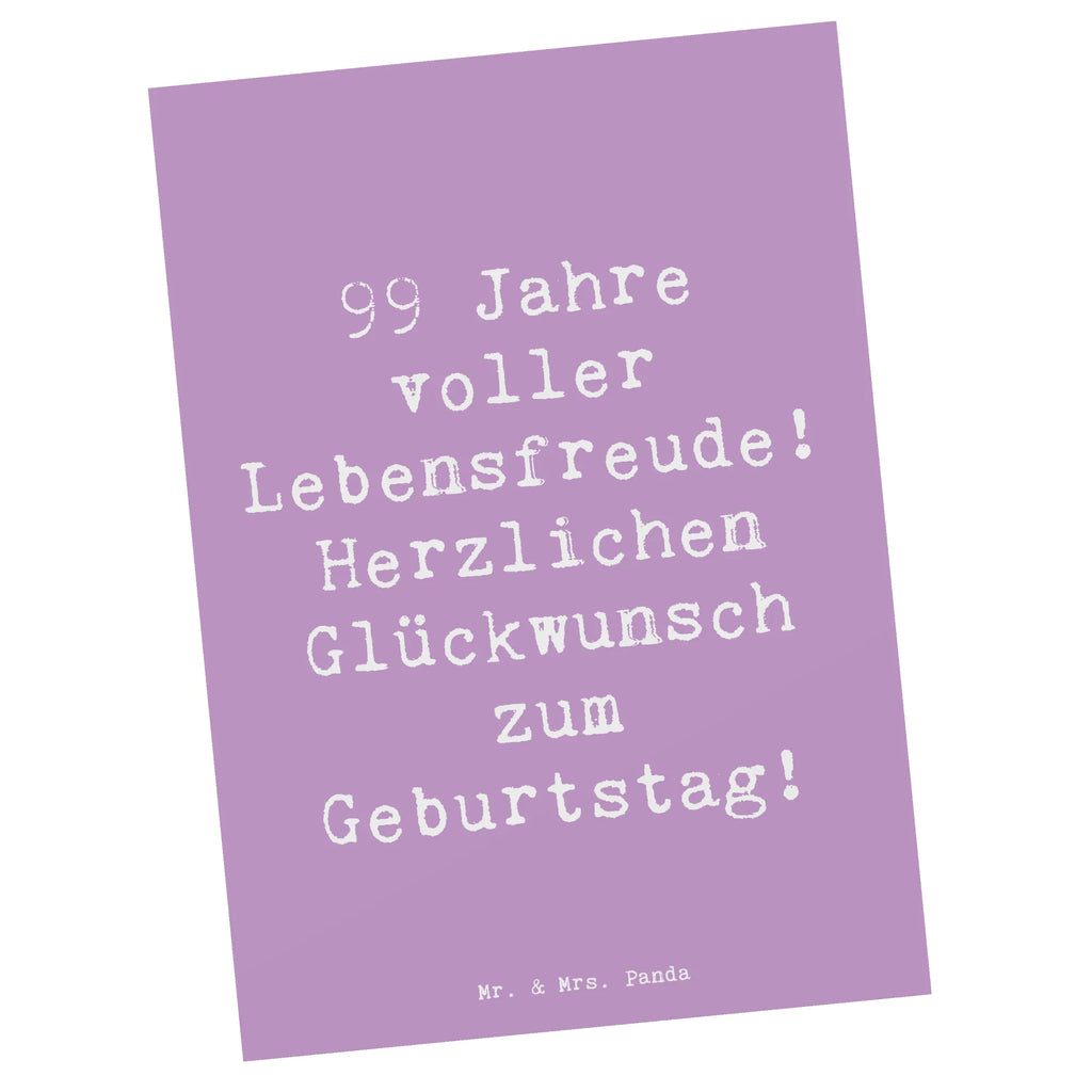 Postkarte Spruch 99. Geburtstag Lebensfreude Postkarte, Karte, Geschenkkarte, Grußkarte, Einladung, Ansichtskarte, Geburtstagskarte, Einladungskarte, Dankeskarte, Ansichtskarten, Einladung Geburtstag, Einladungskarten Geburtstag, Geburtstag, Geburtstagsgeschenk, Geschenk