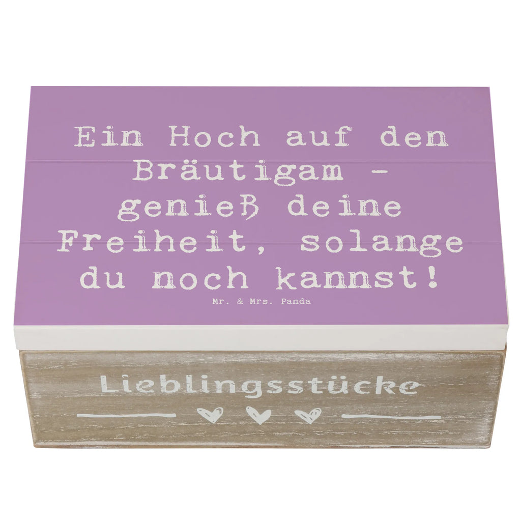 Holzkiste Ein Hoch auf den Bräutigam - genieß deine Freiheit, solange du noch kannst! Holzkiste, Kiste, Schatzkiste, Truhe, Schatulle, XXL, Erinnerungsbox, Erinnerungskiste, Dekokiste, Aufbewahrungsbox, Geschenkbox, Geschenkdose, Hochzeit, Hochzeitsgeschenk, Ehe, Hochzeitsfeier, Trauung, Trauungsgeschenk, Hochzeitskarte, Verlobungsfeier, Verlobungsgeschenk, Hochzeitsgeschenkideen, Hochzeitsgeschenke für Brautpaar