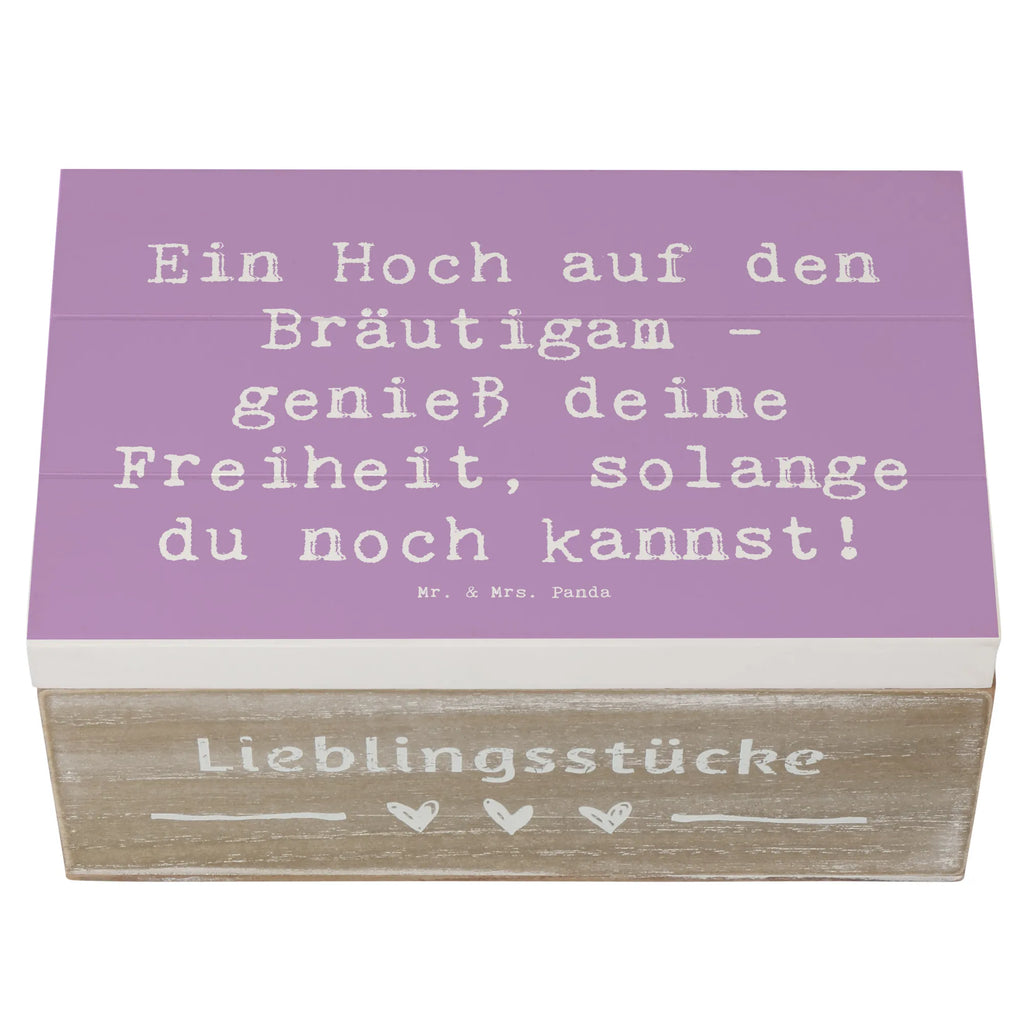 Holzkiste Ein Hoch auf den Bräutigam - genieß deine Freiheit, solange du noch kannst! Holzkiste, Kiste, Schatzkiste, Truhe, Schatulle, XXL, Erinnerungsbox, Erinnerungskiste, Dekokiste, Aufbewahrungsbox, Geschenkbox, Geschenkdose, Hochzeit, Hochzeitsgeschenk, Ehe, Hochzeitsfeier, Trauung, Trauungsgeschenk, Hochzeitskarte, Verlobungsfeier, Verlobungsgeschenk, Hochzeitsgeschenkideen, Hochzeitsgeschenke für Brautpaar