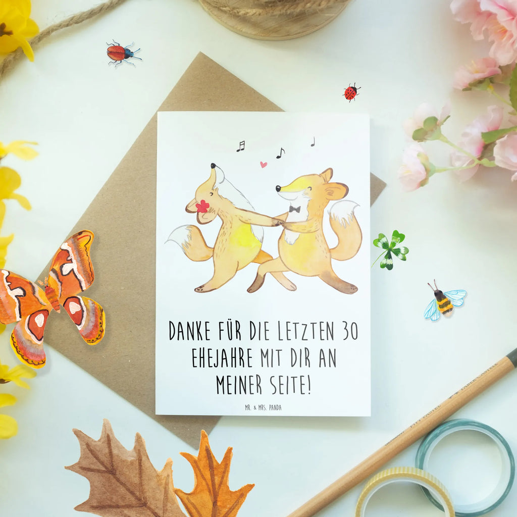 Greetings card Danke für die letzten 30 Ehejahre mit dir an meiner Seite! Grußkarte, Klappkarte, Einladungskarte, Glückwunschkarte, Hochzeitskarte, Geburtstagskarte, Karte, Ansichtskarten, Hochzeit, Hochzeitsgeschenk, Ehe, Hochzeitsfeier, Trauung, Trauungsgeschenk, Verlobungsfeier, Verlobungsgeschenk, Hochzeitsgeschenkideen, Hochzeitsgeschenke für Brautpaar