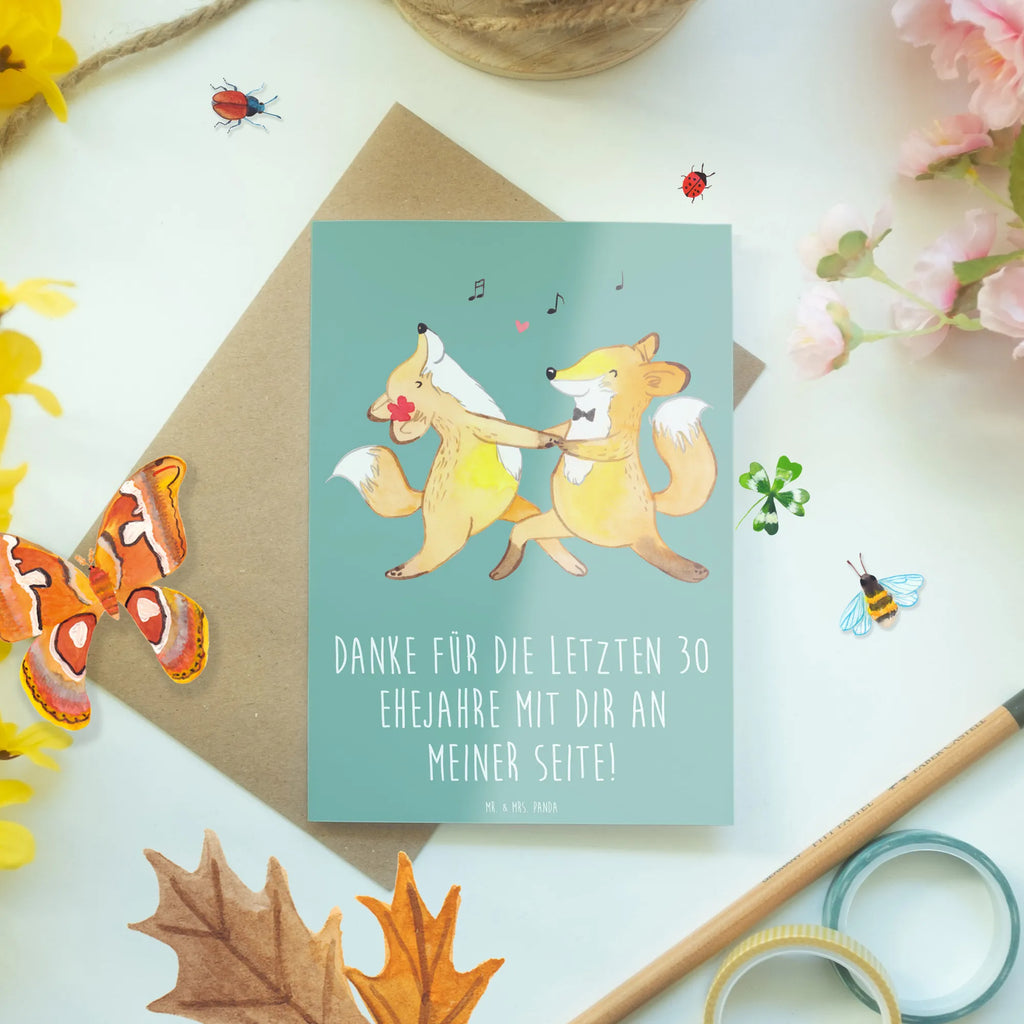 Greetings card Danke für die letzten 30 Ehejahre mit dir an meiner Seite! Grußkarte, Klappkarte, Einladungskarte, Glückwunschkarte, Hochzeitskarte, Geburtstagskarte, Karte, Ansichtskarten, Hochzeit, Hochzeitsgeschenk, Ehe, Hochzeitsfeier, Trauung, Trauungsgeschenk, Verlobungsfeier, Verlobungsgeschenk, Hochzeitsgeschenkideen, Hochzeitsgeschenke für Brautpaar