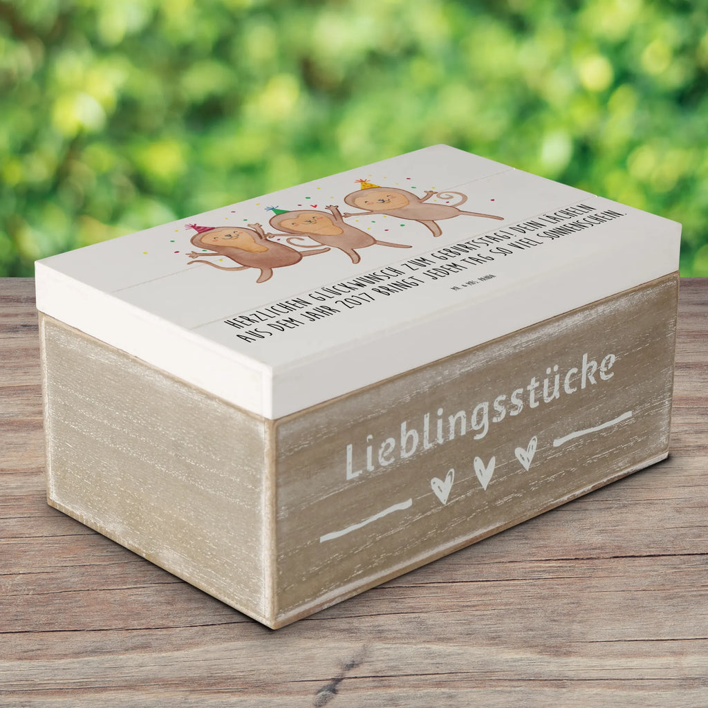 Holzkiste 2017 Geburtstag Lächeln Holzkiste, Kiste, Schatzkiste, Truhe, Schatulle, XXL, Erinnerungsbox, Erinnerungskiste, Dekokiste, Aufbewahrungsbox, Geschenkbox, Geschenkdose, Geburtstag, Geburtstagsgeschenk, Geschenk