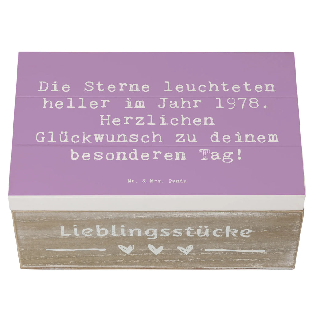 Holzkiste Spruch 1978 Geburtstag Holzkiste, Kiste, Schatzkiste, Truhe, Schatulle, XXL, Erinnerungsbox, Erinnerungskiste, Dekokiste, Aufbewahrungsbox, Geschenkbox, Geschenkdose, Geburtstag, Geburtstagsgeschenk, Geschenk