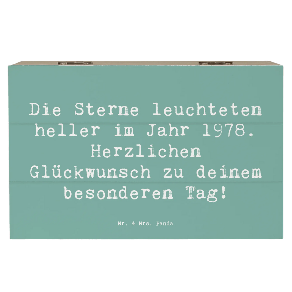 Holzkiste Spruch 1978 Geburtstag Holzkiste, Kiste, Schatzkiste, Truhe, Schatulle, XXL, Erinnerungsbox, Erinnerungskiste, Dekokiste, Aufbewahrungsbox, Geschenkbox, Geschenkdose, Geburtstag, Geburtstagsgeschenk, Geschenk