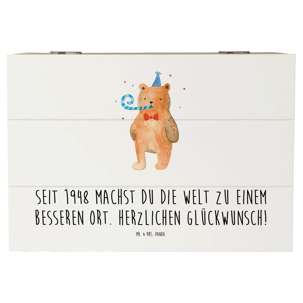 Holzkiste 1948 Geburtstag Holzkiste, Kiste, Schatzkiste, Truhe, Schatulle, XXL, Erinnerungsbox, Erinnerungskiste, Dekokiste, Aufbewahrungsbox, Geschenkbox, Geschenkdose, Geburtstag, Geburtstagsgeschenk, Geschenk