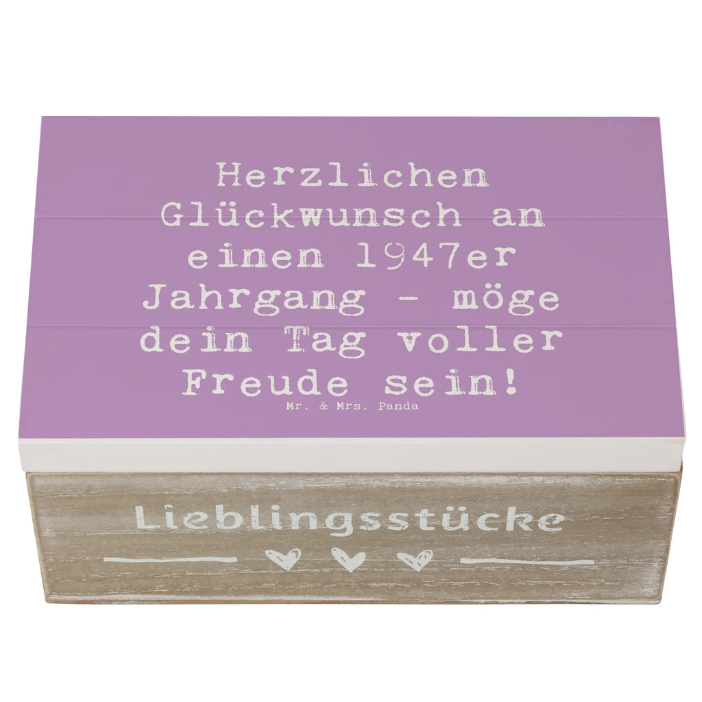 Holzkiste Spruch 1947 Geburtstag Holzkiste, Kiste, Schatzkiste, Truhe, Schatulle, XXL, Erinnerungsbox, Erinnerungskiste, Dekokiste, Aufbewahrungsbox, Geschenkbox, Geschenkdose, Geburtstag, Geburtstagsgeschenk, Geschenk