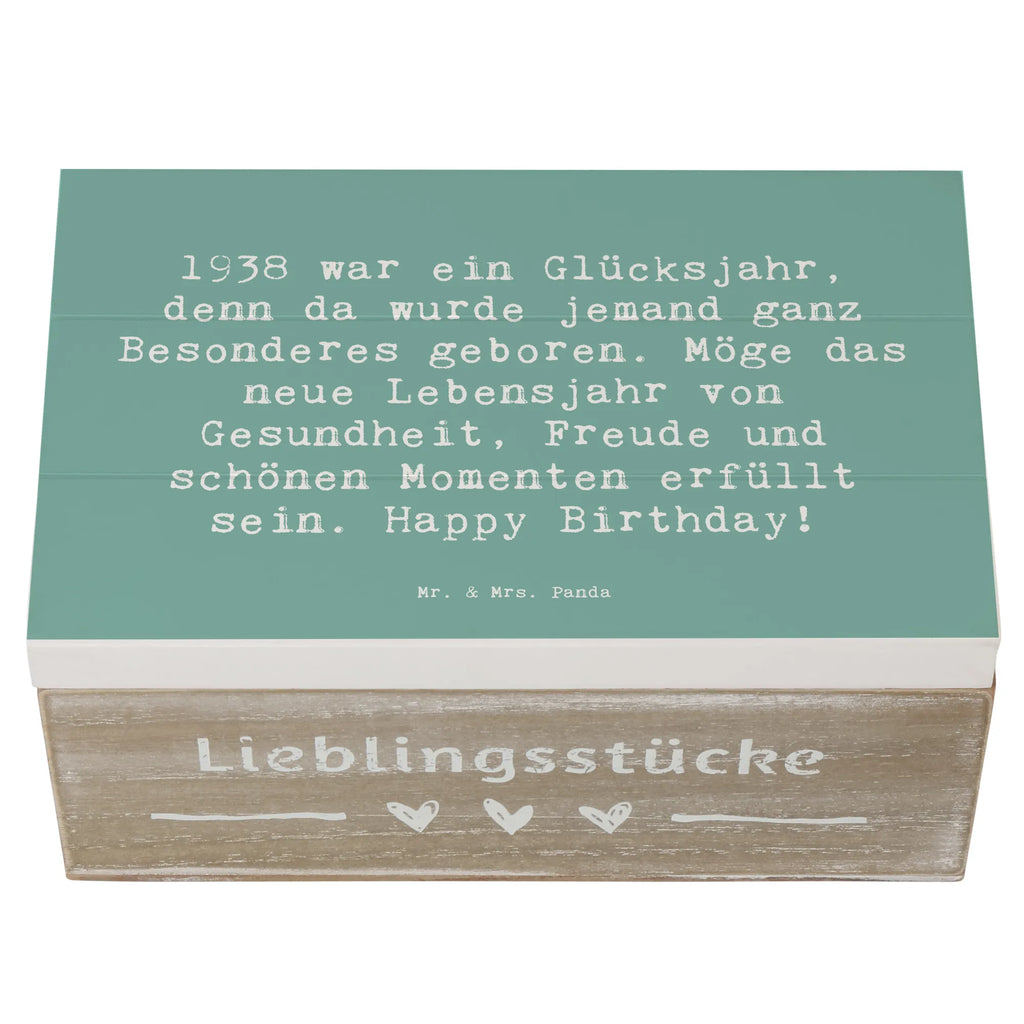 Holzkiste Spruch 1938 Geburtstag Holzkiste, Kiste, Schatzkiste, Truhe, Schatulle, XXL, Erinnerungsbox, Erinnerungskiste, Dekokiste, Aufbewahrungsbox, Geschenkbox, Geschenkdose, Geburtstag, Geburtstagsgeschenk, Geschenk