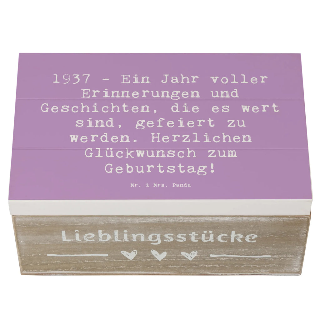 Holzkiste Spruch 1937 Geburtstag Holzkiste, Kiste, Schatzkiste, Truhe, Schatulle, XXL, Erinnerungsbox, Erinnerungskiste, Dekokiste, Aufbewahrungsbox, Geschenkbox, Geschenkdose, Geburtstag, Geburtstagsgeschenk, Geschenk