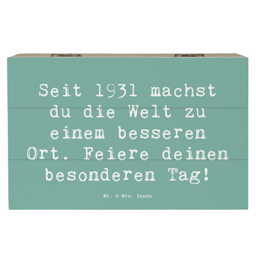 Holzkiste Spruch 1931 Geburtstag Holzkiste, Kiste, Schatzkiste, Truhe, Schatulle, XXL, Erinnerungsbox, Erinnerungskiste, Dekokiste, Aufbewahrungsbox, Geschenkbox, Geschenkdose, Geburtstag, Geburtstagsgeschenk, Geschenk