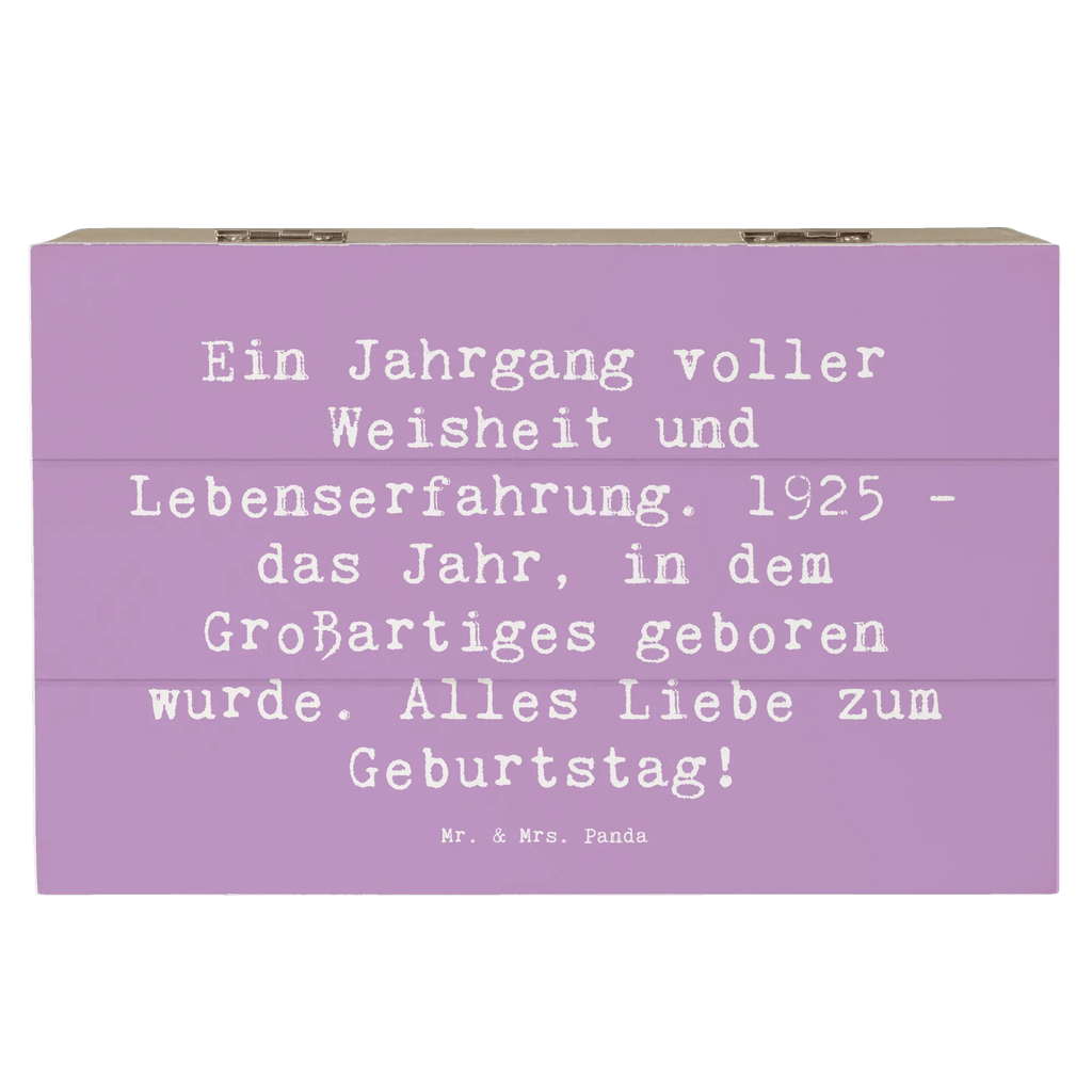 Holzkiste Spruch 1925 Geburtstag Holzkiste, Kiste, Schatzkiste, Truhe, Schatulle, XXL, Erinnerungsbox, Erinnerungskiste, Dekokiste, Aufbewahrungsbox, Geschenkbox, Geschenkdose, Geburtstag, Geburtstagsgeschenk, Geschenk