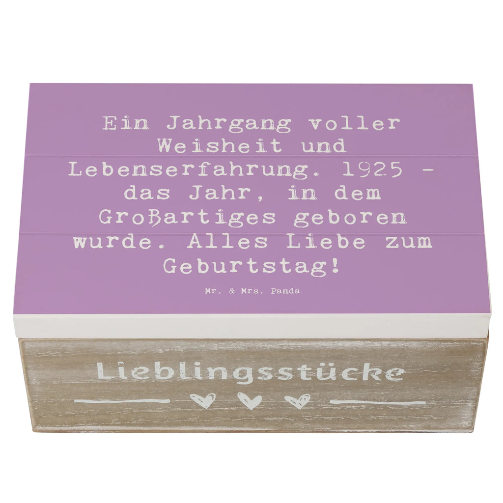 Holzkiste Spruch 1925 Geburtstag Holzkiste, Kiste, Schatzkiste, Truhe, Schatulle, XXL, Erinnerungsbox, Erinnerungskiste, Dekokiste, Aufbewahrungsbox, Geschenkbox, Geschenkdose, Geburtstag, Geburtstagsgeschenk, Geschenk