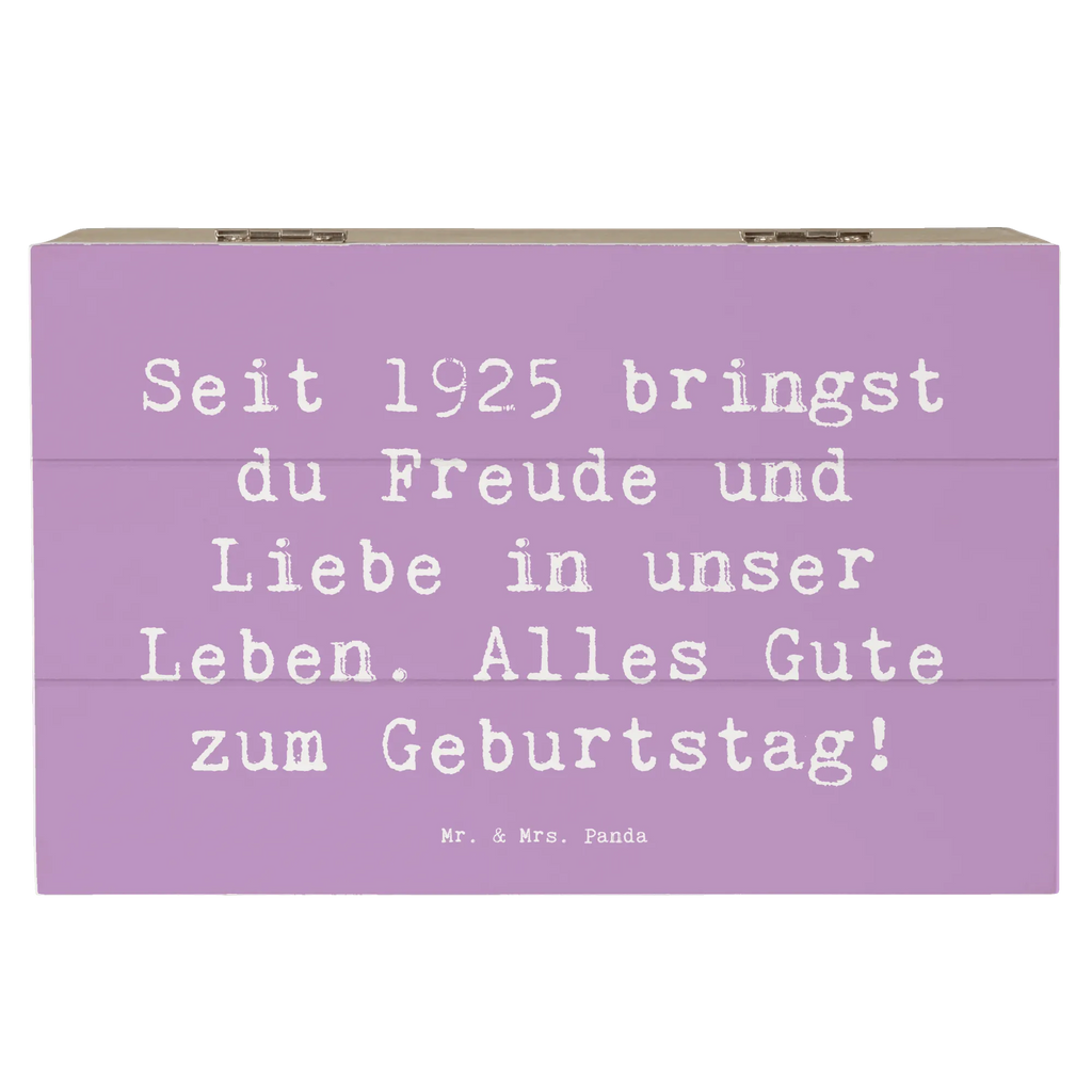 Holzkiste Spruch 1925 Geburtstag Freude Holzkiste, Kiste, Schatzkiste, Truhe, Schatulle, XXL, Erinnerungsbox, Erinnerungskiste, Dekokiste, Aufbewahrungsbox, Geschenkbox, Geschenkdose, Geburtstag, Geburtstagsgeschenk, Geschenk