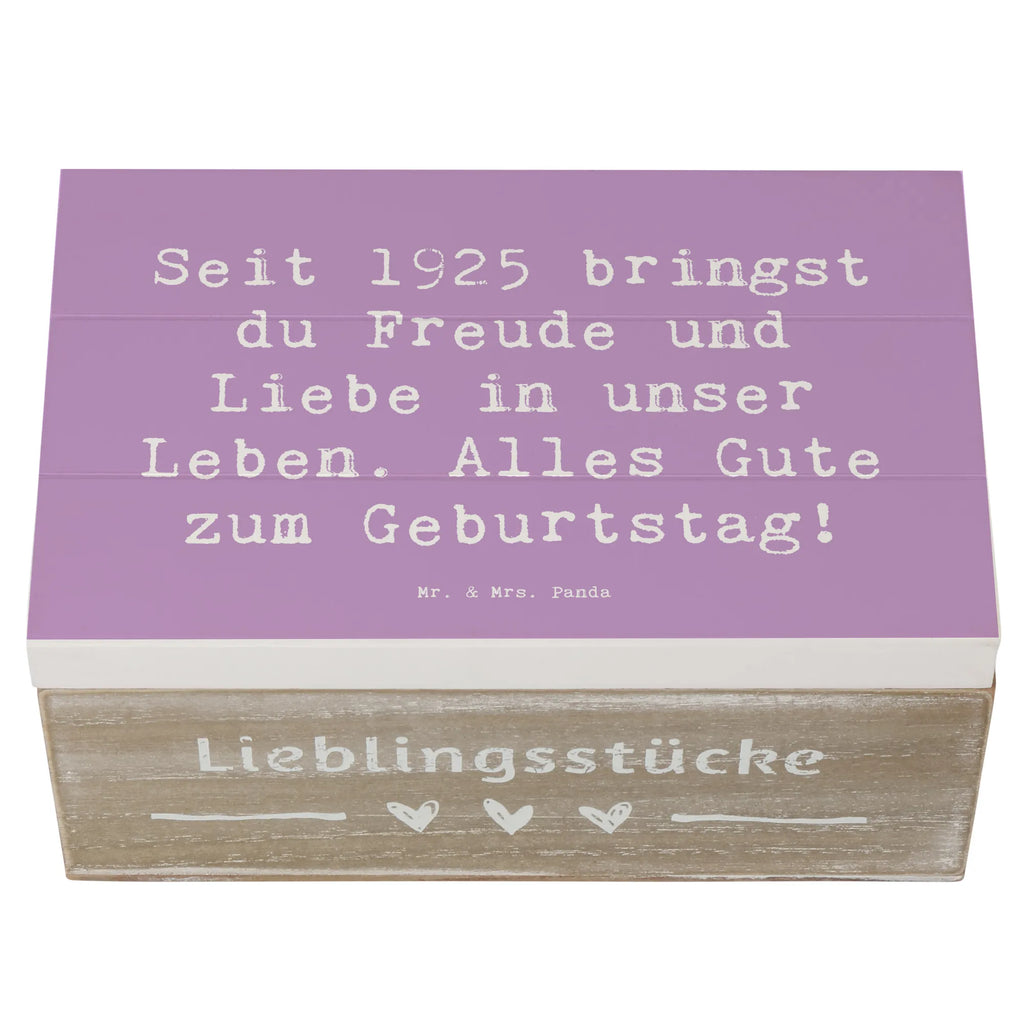 Holzkiste Spruch 1925 Geburtstag Freude Holzkiste, Kiste, Schatzkiste, Truhe, Schatulle, XXL, Erinnerungsbox, Erinnerungskiste, Dekokiste, Aufbewahrungsbox, Geschenkbox, Geschenkdose, Geburtstag, Geburtstagsgeschenk, Geschenk