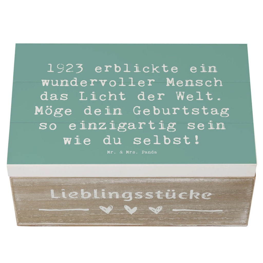 Holzkiste Spruch 1923 Geburtstag Holzkiste, Kiste, Schatzkiste, Truhe, Schatulle, XXL, Erinnerungsbox, Erinnerungskiste, Dekokiste, Aufbewahrungsbox, Geschenkbox, Geschenkdose, Geburtstag, Geburtstagsgeschenk, Geschenk