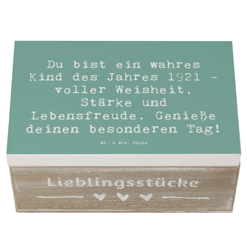 Holzkiste Spruch Du bist ein wahres Kind des Jahres 1921 - voller Weisheit, Stärke und Lebensfreude. Genieße deinen besonderen Tag! Holzkiste, Kiste, Schatzkiste, Truhe, Schatulle, XXL, Erinnerungsbox, Erinnerungskiste, Dekokiste, Aufbewahrungsbox, Geschenkbox, Geschenkdose, Geburtstag, Geburtstagsgeschenk, Geschenk