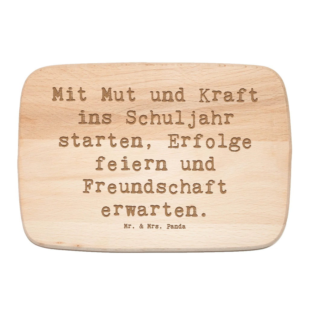 Frühstücksbrett Spruch Mutiger Schulanfang Frühstücksbrett, Holzbrett, Schneidebrett, Schneidebrett Holz, Frühstücksbrettchen, Küchenbrett